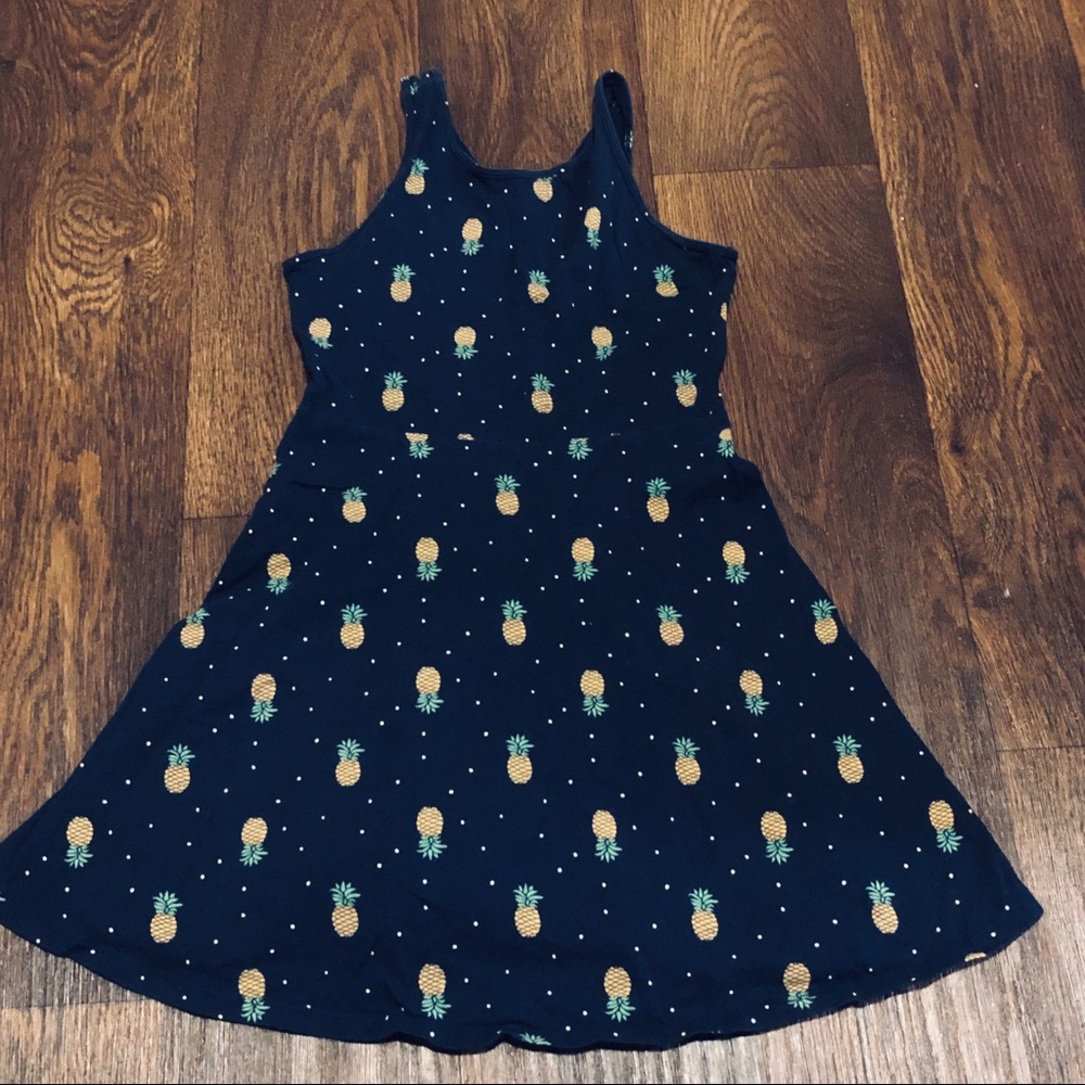 🍍old navy PINEAPPLE polka dot DRESS🍍